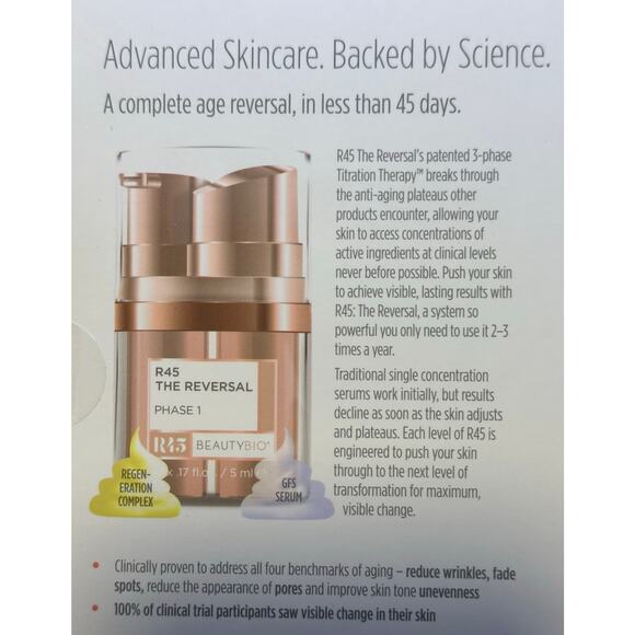 Beauty Bio Science R45 The Reversal Kit - NEW - Picture 6 of 8